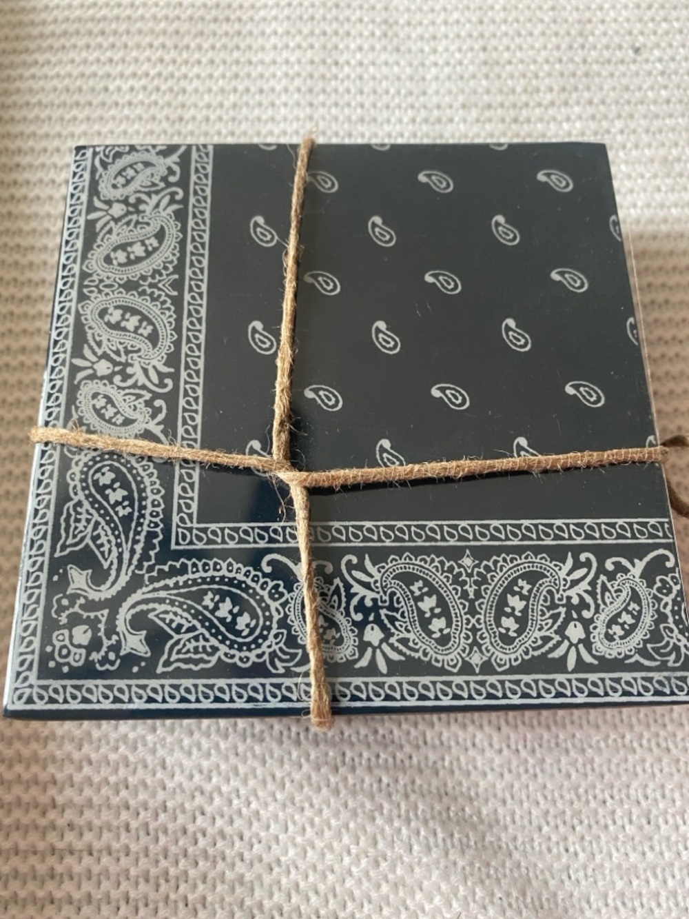 Levi x Target wood coasters